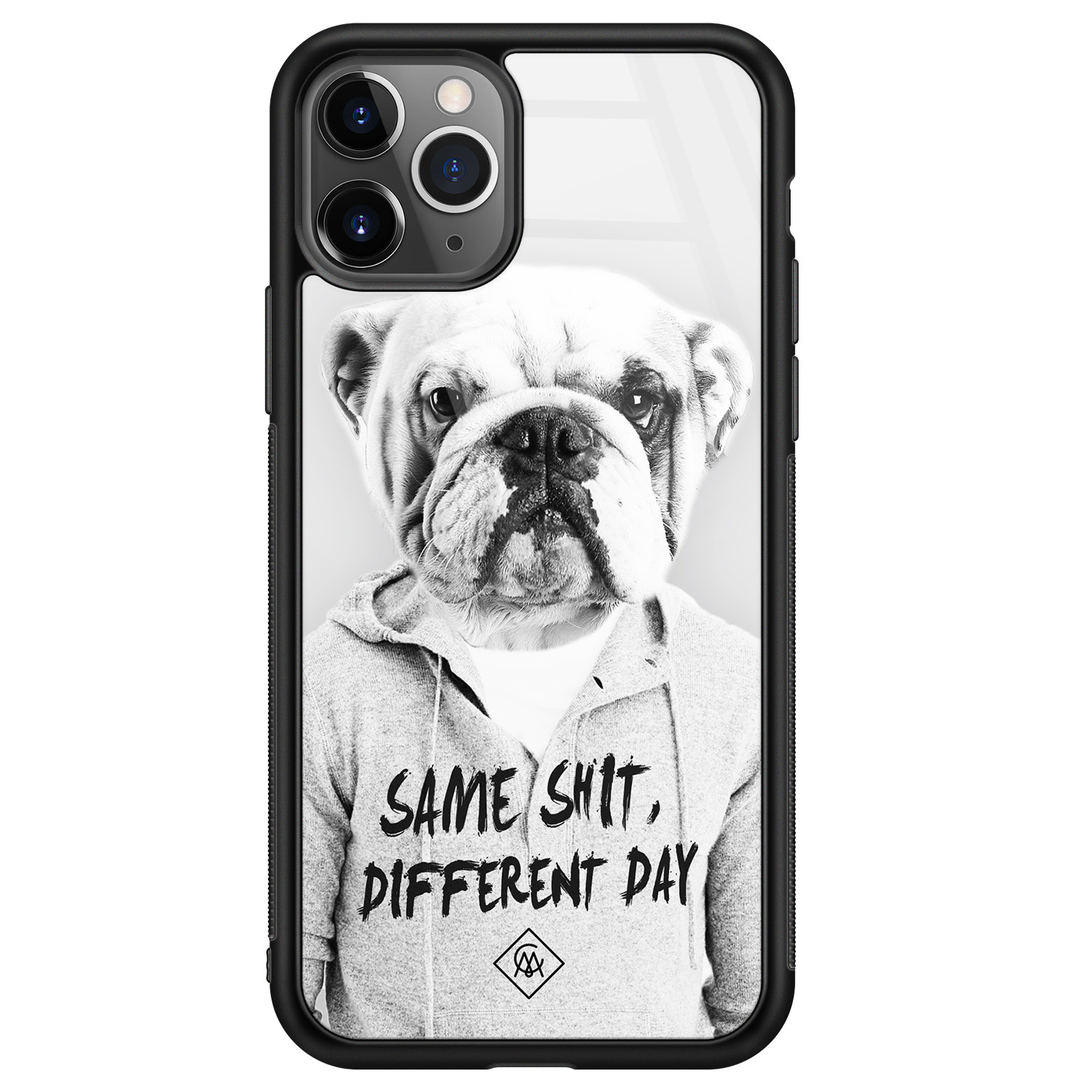 iPhone 11 Pro Max glazen hardcase Bulldog