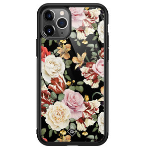 Casimoda iPhone 11 Pro Max glazen hardcase - Flowerpower