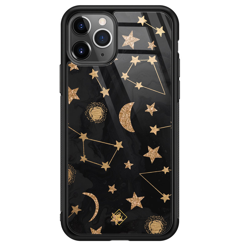 Casimoda iPhone 11 Pro Max glazen hardcase - Counting the stars