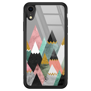 Casimoda iPhone XR glazen hardcase - Marble mountains