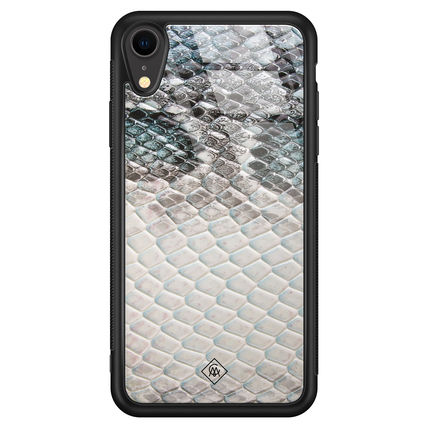 iPhone XR glazen hardcase - Oh my snake