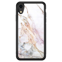 Casimoda iPhone XR glazen hardcase - Parelmoer marmer