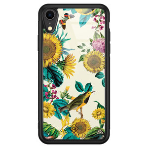 Casimoda iPhone XR glazen hardcase - Sunflowers