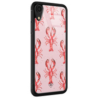 Casimoda iPhone XR glazen hardcase - Lobster all the way
