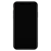 Casimoda iPhone XR glazen hardcase - Black snake