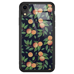 Casimoda iPhone XR glazen hardcase - Orange lemonade