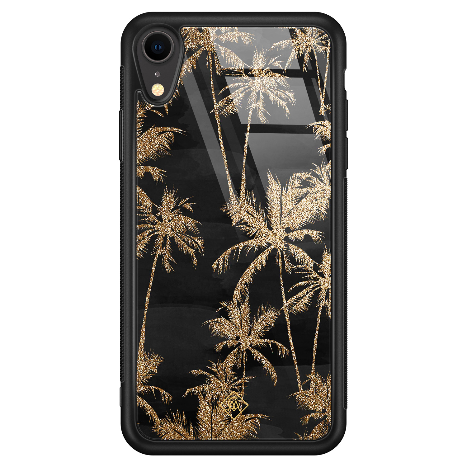 iPhone XR glazen hardcase Palmbomen