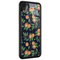 Casimoda iPhone XR glazen hardcase - Orange lemonade