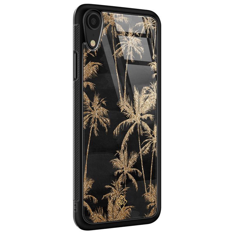 Casimoda iPhone XR glazen hardcase - Palmbomen