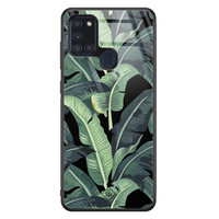 Casimoda Samsung Galaxy A21s glazen hardcase - Bali vibe