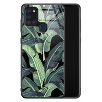 Casimoda Samsung Galaxy A21s glazen hardcase - Bali vibe
