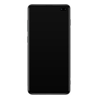 Casimoda Samsung Galaxy S10 Plus glazen hardcase - Touch of mint
