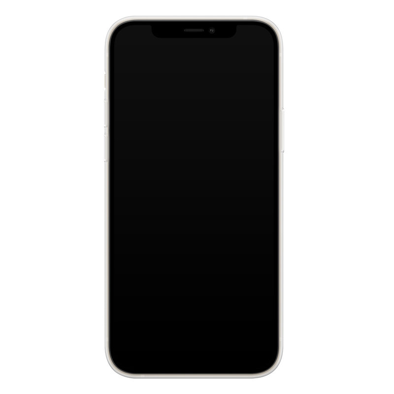 Casimoda iPhone 12 mini transparant hoesje - Always smiling