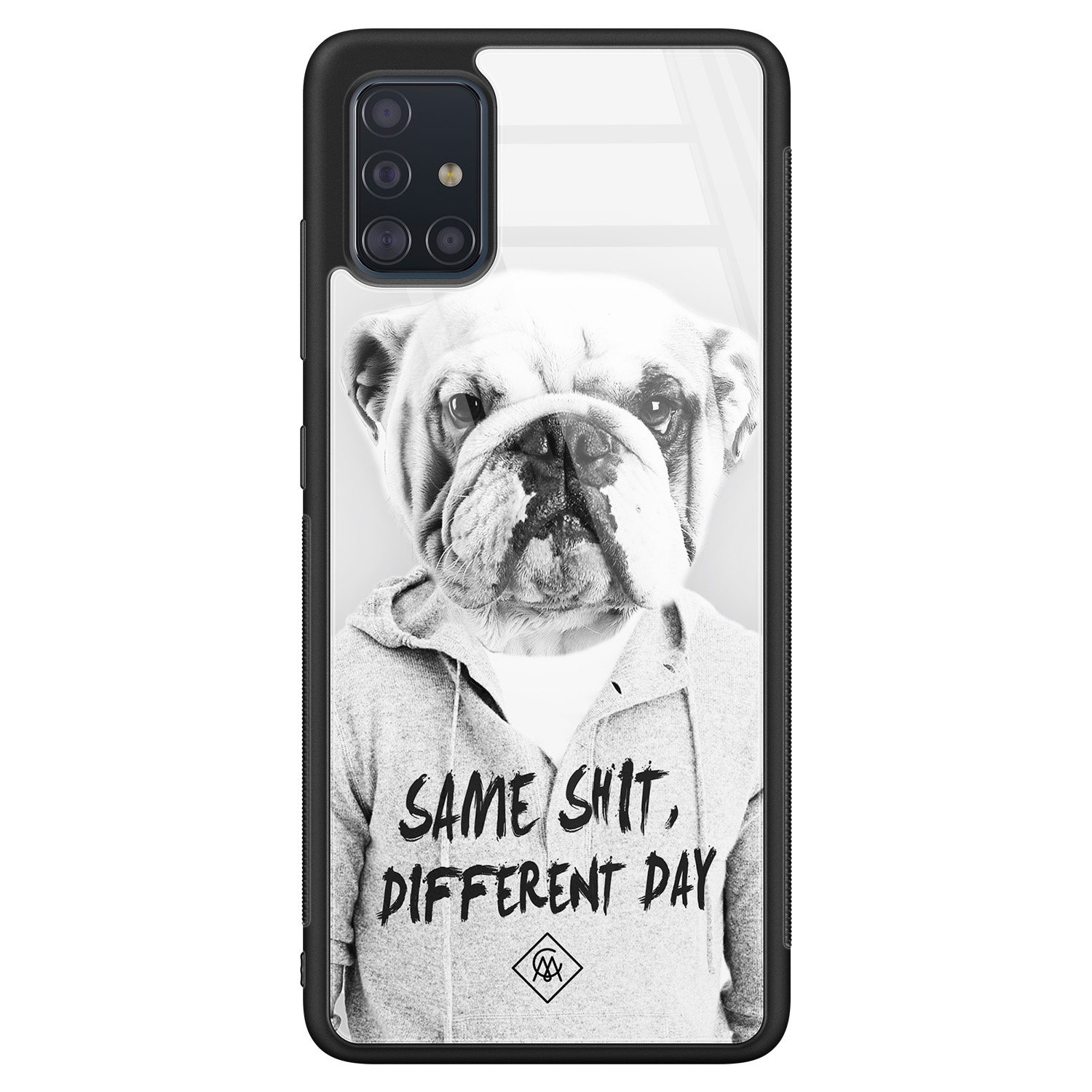 Samsung Galaxy A51 glazen hardcase Bulldog