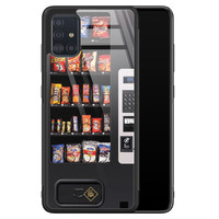 Casimoda Samsung Galaxy A51 glazen hardcase - Snoepautomaat