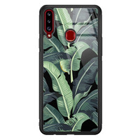 Casimoda Samsung Galaxy A20s glazen hardcase - Bali vibe