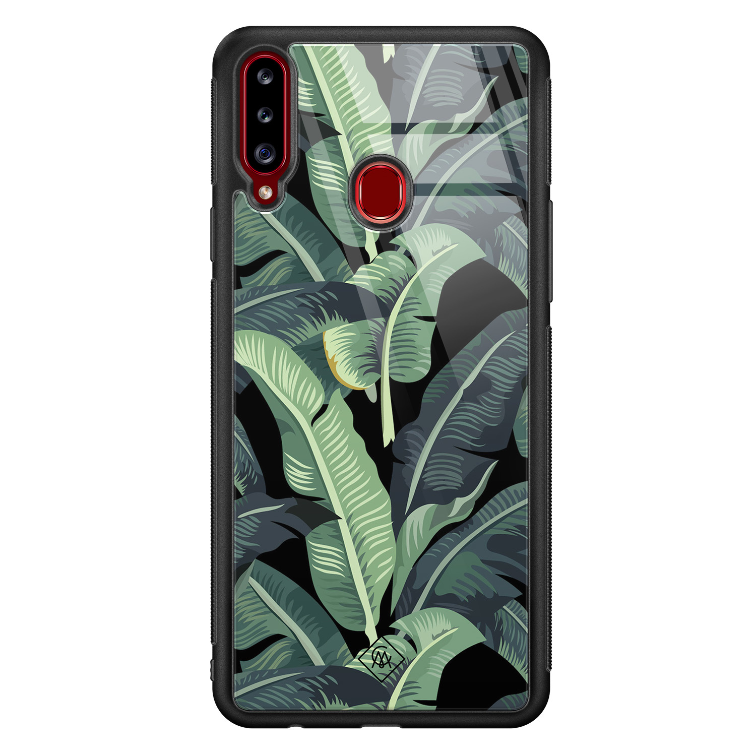 Samsung Galaxy A20s glazen hardcase - Bali vibe