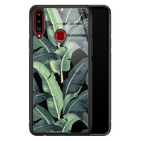 Casimoda Samsung Galaxy A20s glazen hardcase - Bali vibe