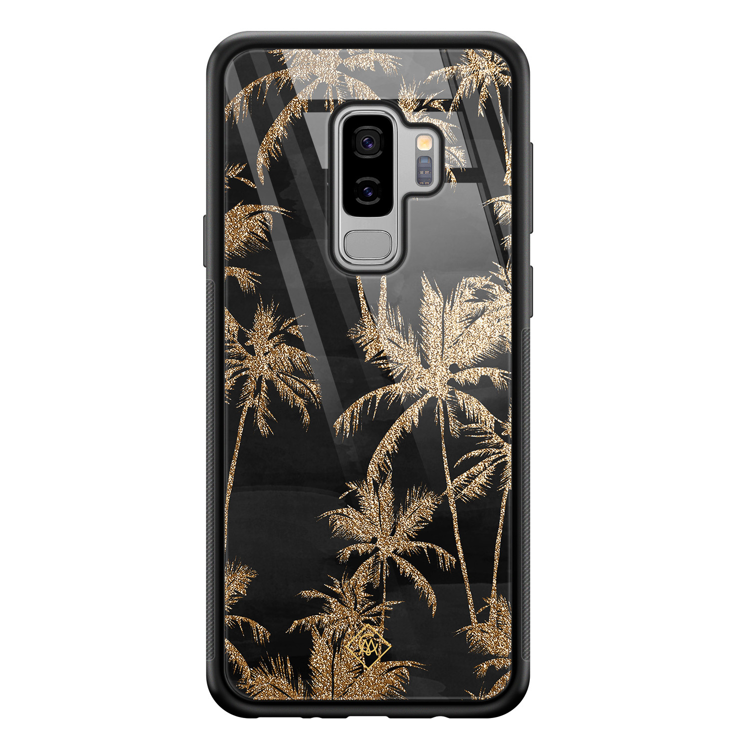 Samsung Galaxy S9 Plus glazen hardcase Palmbomen