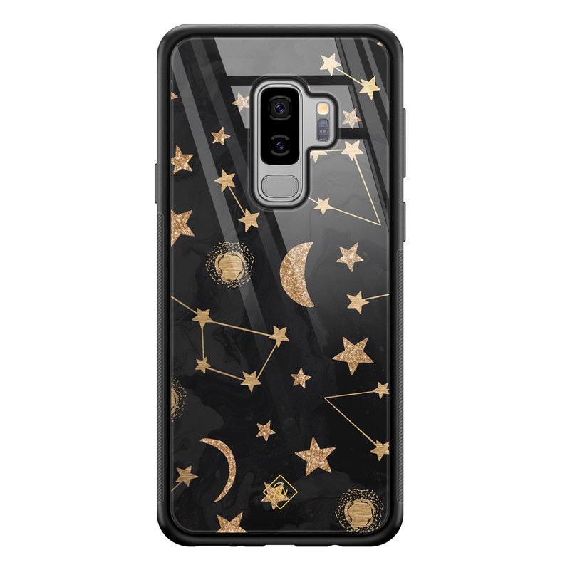 Casimoda Samsung Galaxy S9 Plus glazen hardcase - Counting the stars