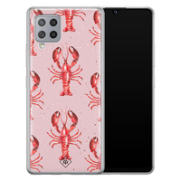 Casimoda Samsung Galaxy A42 siliconen telefoonhoesje - Lobster all the way
