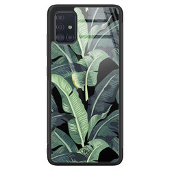 Casimoda Samsung Galaxy A71 glazen hardcase - Bali vibe