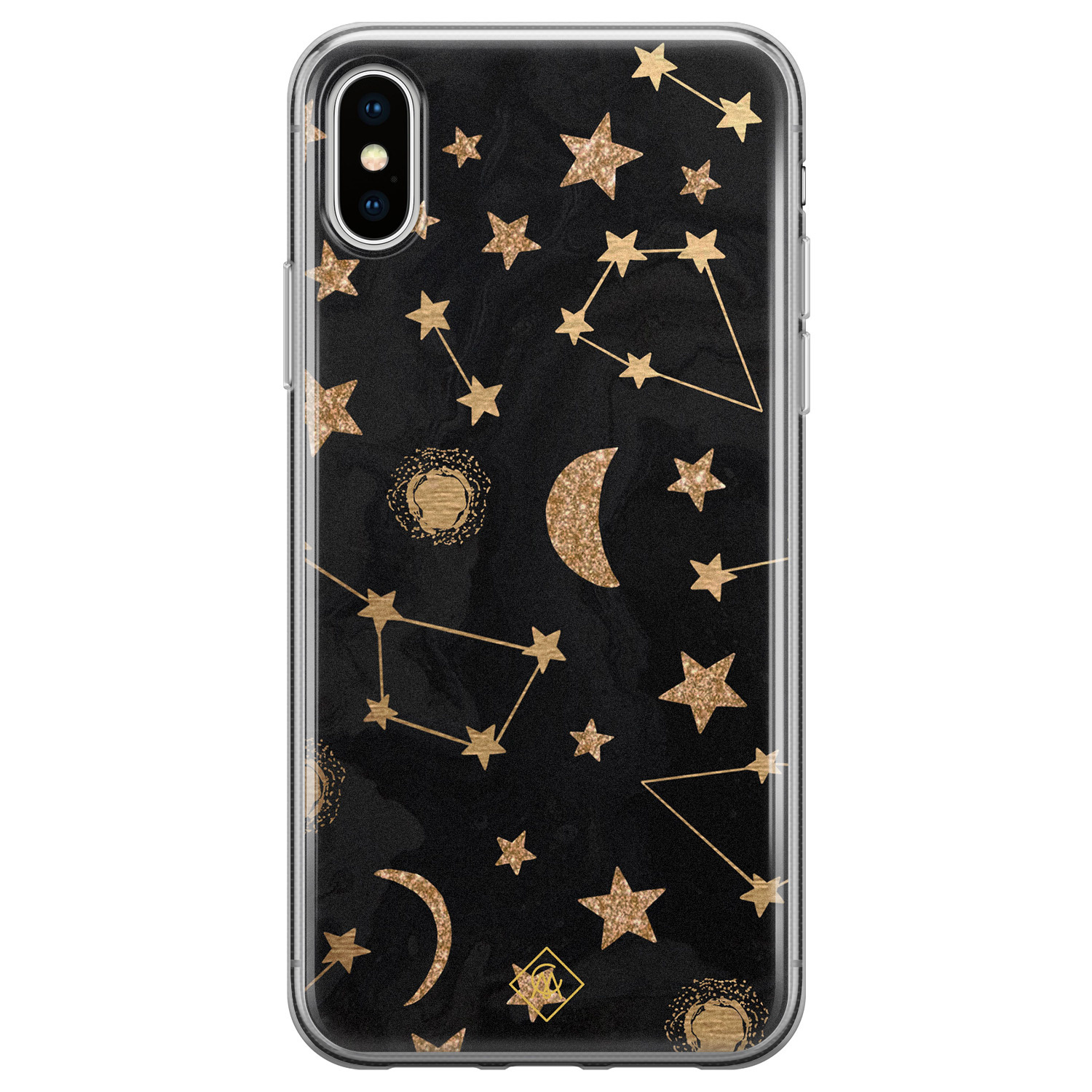 iPhone XS Max siliconen hoesje Counting the stars