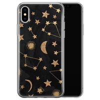 Casimoda iPhone XS Max siliconen hoesje - Counting the stars