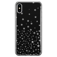 Casimoda iPhone XS Max siliconen hoesje - Falling stars
