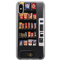 Casimoda iPhone XS Max siliconen hoesje - Snoepautomaat