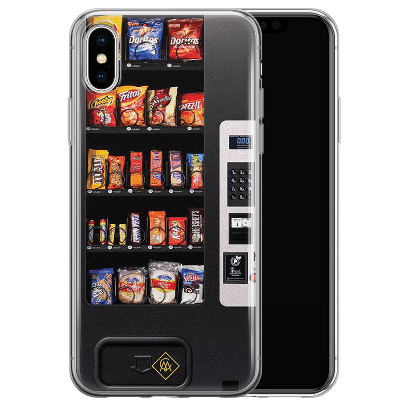 Casimoda iPhone XS Max siliconen hoesje - Snoepautomaat