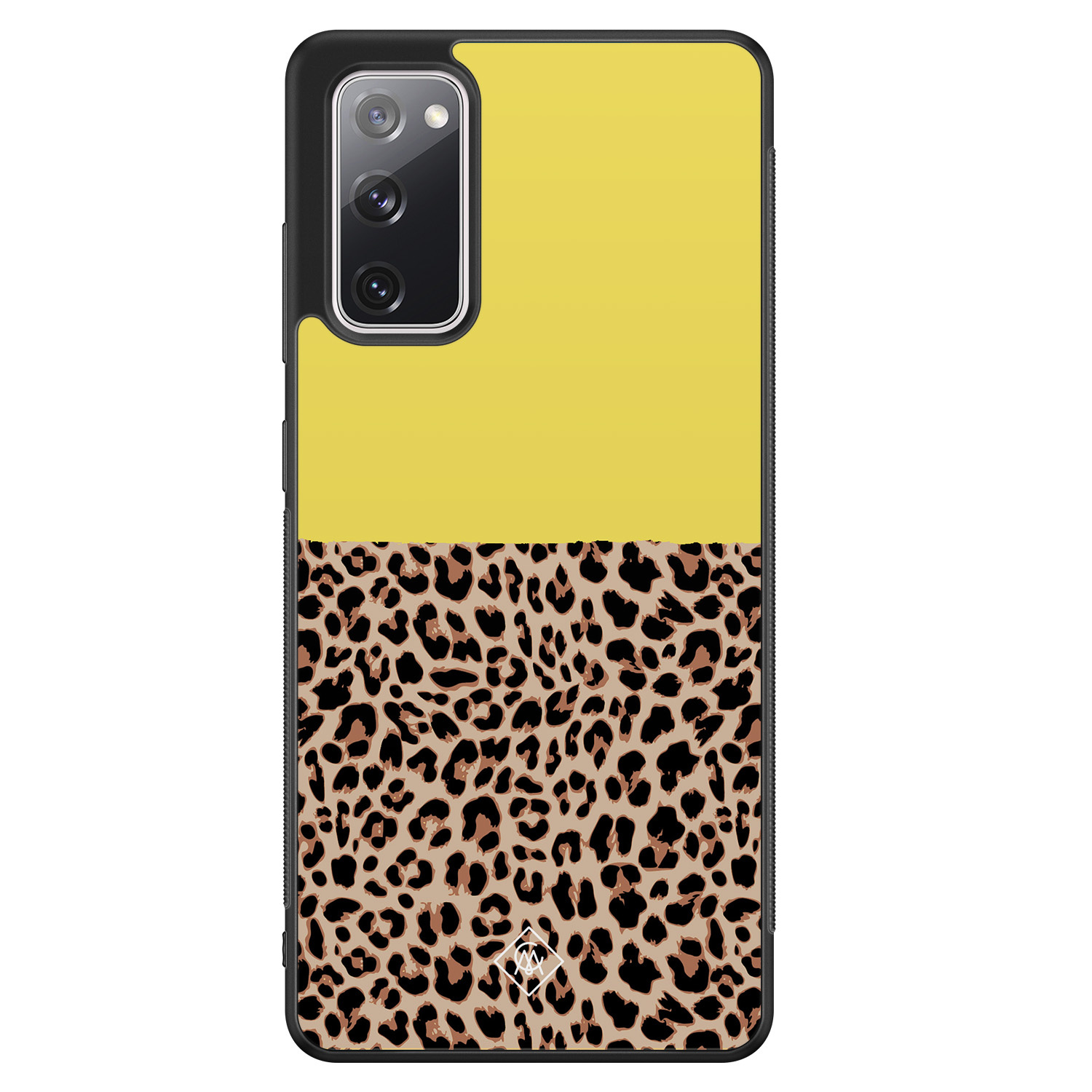 Samsung Galaxy S20 FE hoesje Luipaard geel