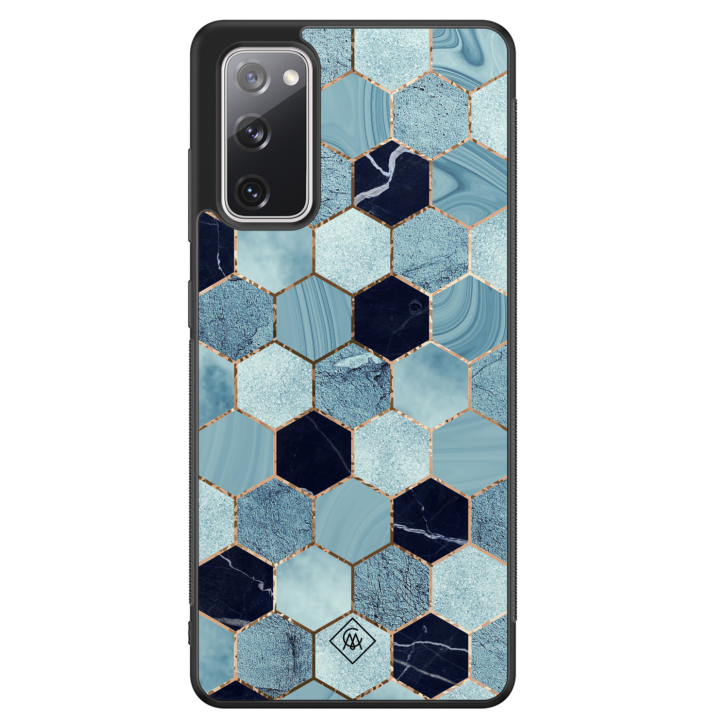 Samsung Galaxy S20 FE hoesje Blue cubes