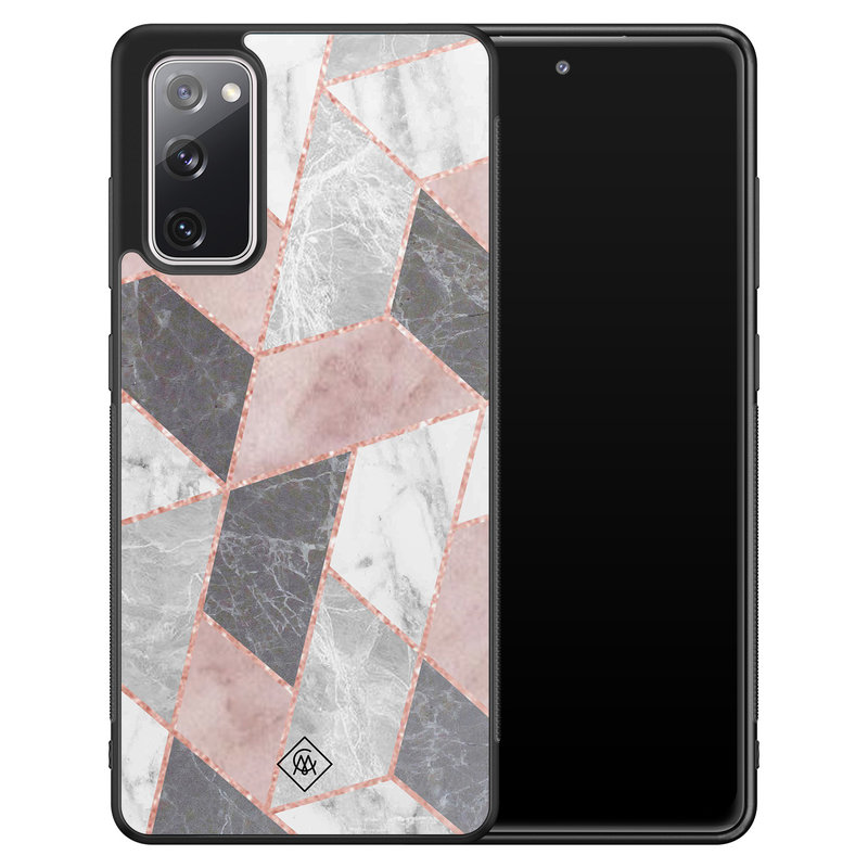 Casimoda Samsung Galaxy S20 FE hoesje - Stone grid