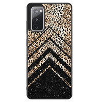 Casimoda Samsung Galaxy S20 FE hoesje - Chevron luipaard