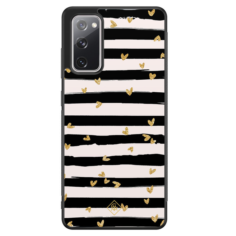 Casimoda Samsung Galaxy S20 FE hoesje - Hart streepjes