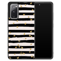 Casimoda Samsung Galaxy S20 FE hoesje - Hart streepjes