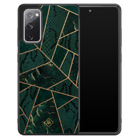 Casimoda Samsung Galaxy S20 FE hoesje - Abstract groen