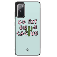 Casimoda Samsung Galaxy S20 FE hoesje - Go sit on a cactus