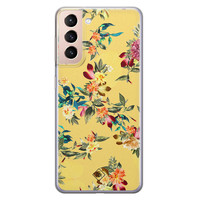 Casimoda Samsung Galaxy S21 siliconen hoesje - Floral days