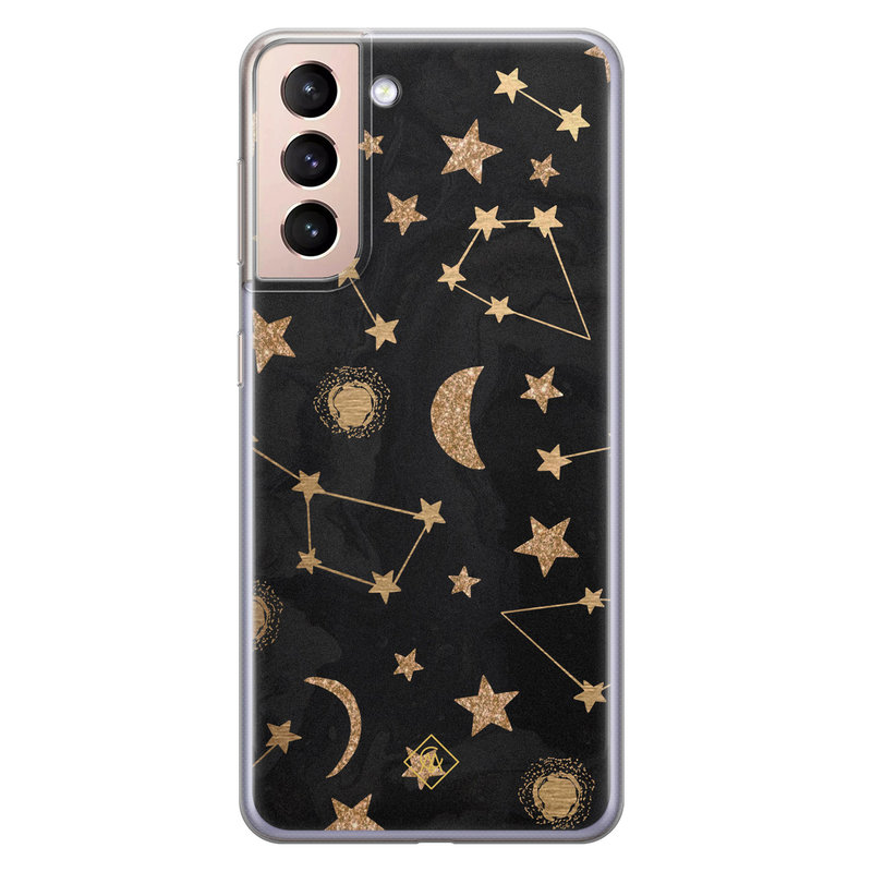 Casimoda Samsung Galaxy S21 siliconen hoesje - Counting the stars