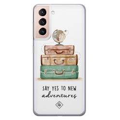 Casimoda Samsung Galaxy S21 siliconen hoesje - Wanderlust