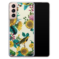 Casimoda Samsung Galaxy S21 siliconen hoesje - Sunflowers