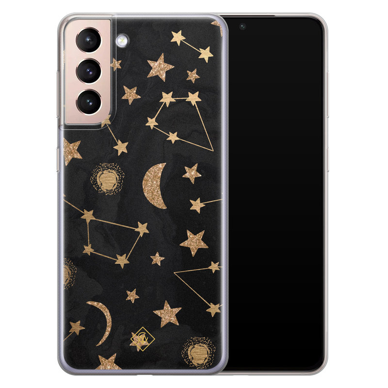 Casimoda Samsung Galaxy S21 siliconen hoesje - Counting the stars