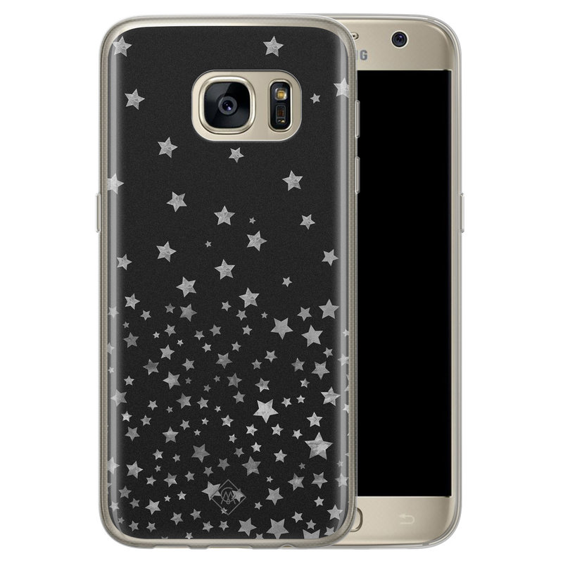Casimoda Samsung Galaxy S7 siliconen hoesje - Falling stars