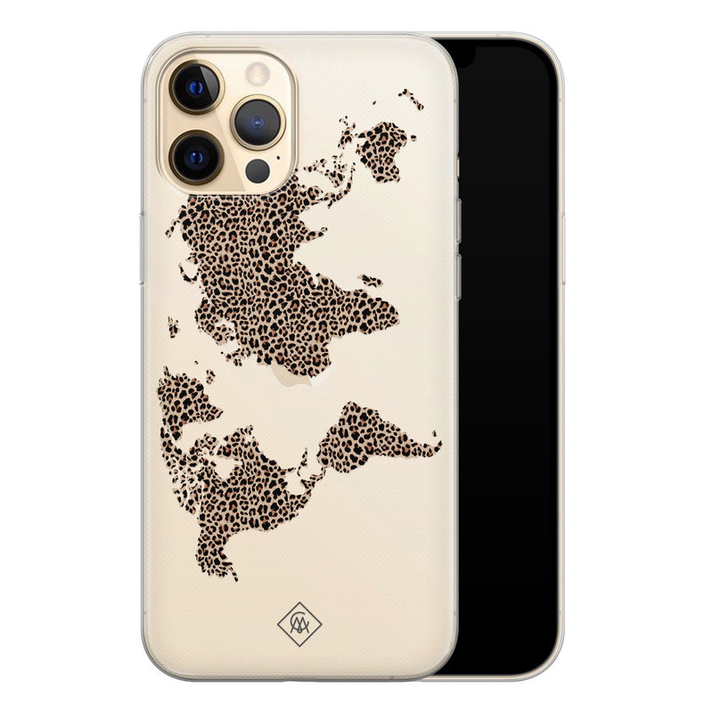 Casimoda iPhone 12 Pro Max transparant hoesje - Wild world