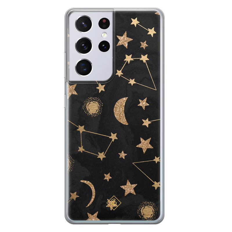 Casimoda Samsung Galaxy S21 Ultra siliconen hoesje - Counting the stars