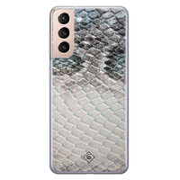 Casimoda Samsung Galaxy S21 Plus siliconen hoesje - Oh my snake