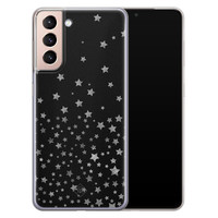 Casimoda Samsung Galaxy S21 Plus siliconen hoesje - Falling stars