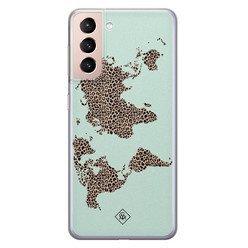 Casimoda Samsung Galaxy S21 Plus siliconen hoesje - Wild world